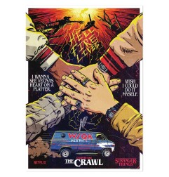 Stranger Things 5 - Lithographie The Crawl Limited Edition 42 x 30 cm