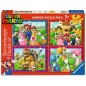 Super Mario - Pack 4 puzzles C'est l'heure de Mario ! (4x100 pièces)