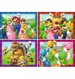 Super Mario - Puzzle 4-Pack Time for Mario! (4x100 Pieces)