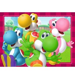 Super Mario - Pack 4 puzzles C'est l'heure de Mario ! (4x100 pièces)