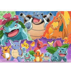 Pokémon - Pack 4 puzzles Copains  (4x100 pièces)