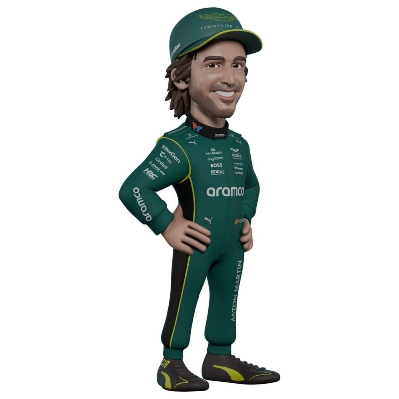 Formule 1 - Figurine Minix Fernando Alonso (Aston Martin) 12 cm