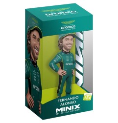 Formule 1 - Figurine Minix Fernando Alonso (Aston Martin) 12 cm