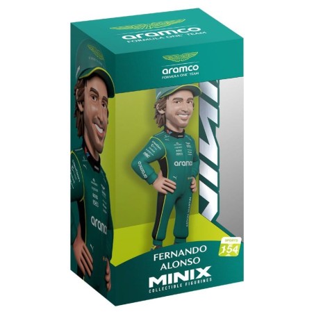 Formule 1 - Figurine Minix Fernando Alonso (Aston Martin) 12 cm