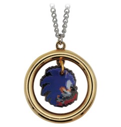 Sonic The Hedgehog - Pendentif et collier Ring
