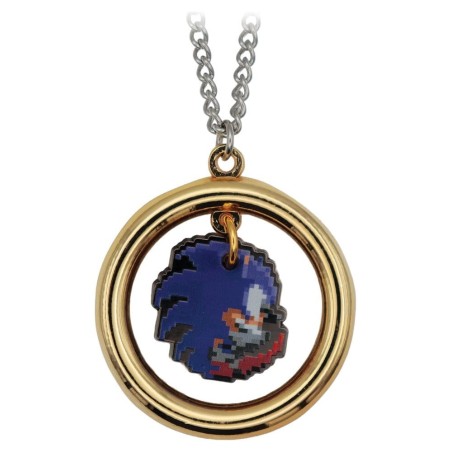 Sonic The Hedgehog - Pendentif et collier Ring