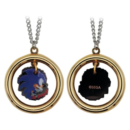 Sonic The Hedgehog - Pendentif et collier Ring