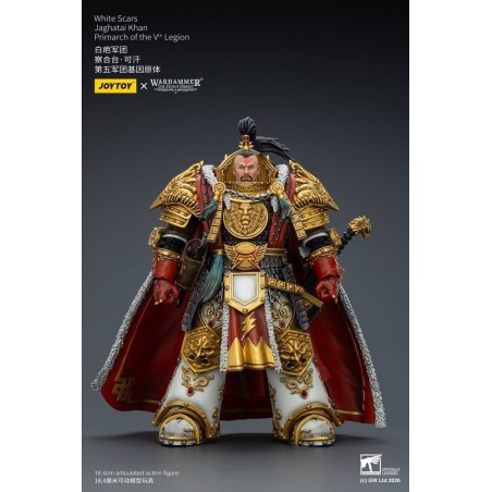 Warhammer The Horus Heresy - Figurine White Scars Jaghatai Khan Primarch of the Vth Legion 19 cm