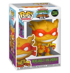 Godzilla x Turtles - Figurine POP! Michelangelo x Ghidorah 9 cm