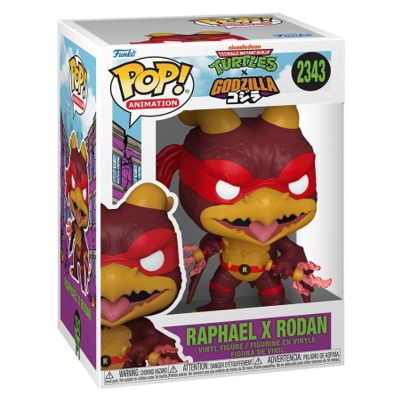Godzilla x Turtles - Figurine POP! Raphael x Rodan 9 cm