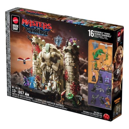 Les Maîtres de l' Univers - Set de Construction Mattel Brick Shop Castle Grayskull