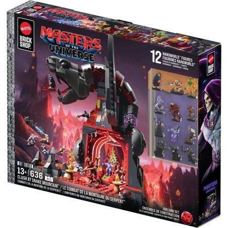 Les Maîtres de l' Univers - Set de Construction Mattel Brick Shop Snake Mountain