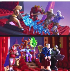 Les Maîtres de l' Univers - Set de Construction Mattel Brick Shop Snake Mountain