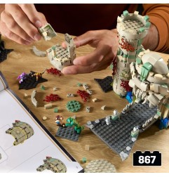 Les Maîtres de l' Univers - Set de Construction Mattel Brick Shop Castle Grayskull