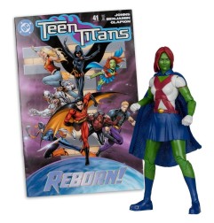 DC Direct Page Punchers - Figurine Miss Martian (Teen Titans N°41) (Red Platinum Edition) 17 cm