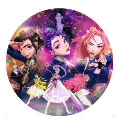 KPop Demon Hunters - Round Jigsaw Puzzle For the fans! (500 Pieces)