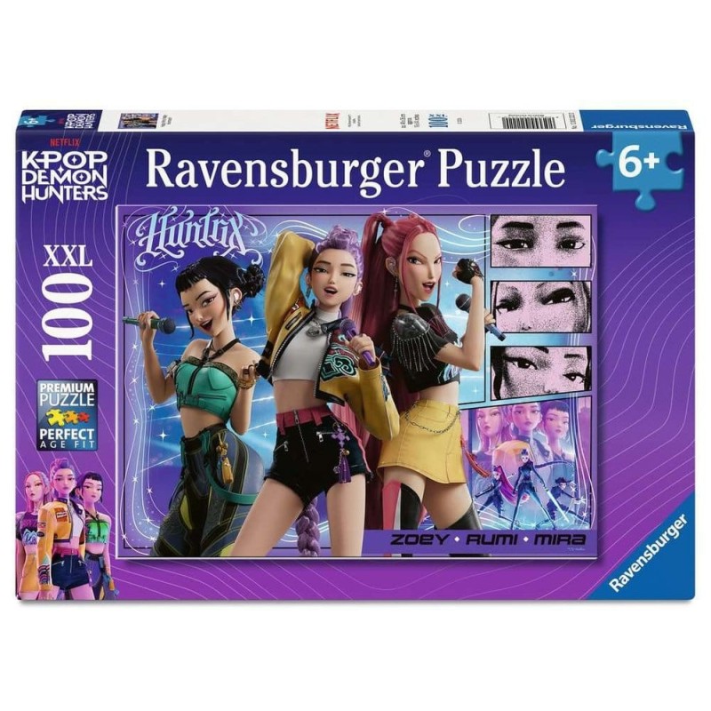 KPop Demon Hunters - Puzzle pour enfants 100 Pièces XXL Happy fans, happy Honmoon!