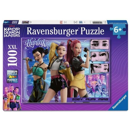 KPop Demon Hunters - Puzzle pour enfants 100 Pièces XXL Happy fans, happy Honmoon!