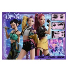 KPop Demon Hunters - Puzzle pour enfants 100 Pièces XXL Happy fans, happy Honmoon!