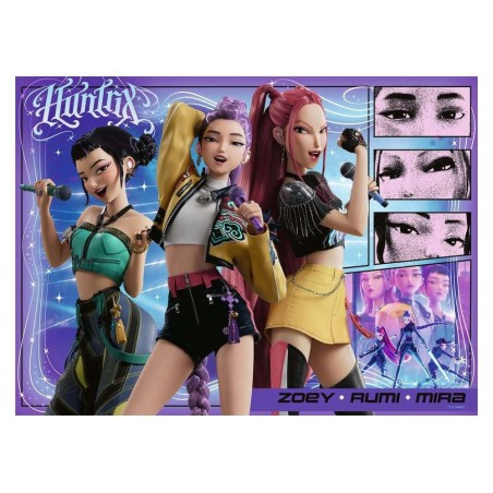 KPop Demon Hunters - Puzzle pour enfants 100 Pièces XXL Happy fans, happy Honmoon!