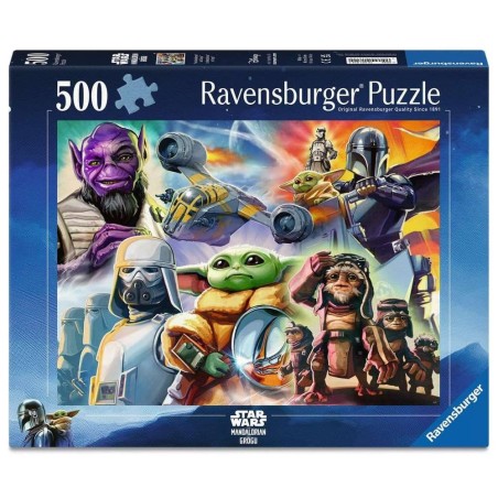 Star Wars - The Mandalorian and Grogu Jigsaw Puzzle (500 Pieces)