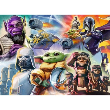 Star Wars - Puzzle The Mandalorian et Grogu 500 pièces