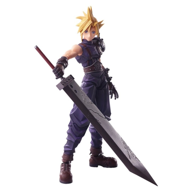 Final Fantas VII - Figurine Bring Arts Cloud Strife Digital Plus Edition 15 cm
