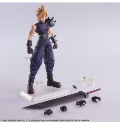 Final Fantas VII - Figurine Bring Arts Cloud Strife Digital Plus Edition 15 cm