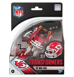 Transformers x NFL - Figurine Kansas City Chiefs: KC-59 14 cm