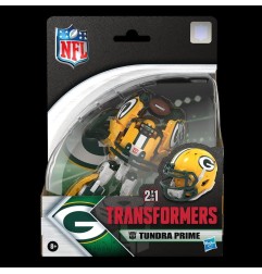 Transformers x NFL - Figurine Green Bay Packers: Tundra Prime 14 cm