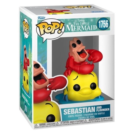 La Petite Sirène - Figurine POP! Sebastian avec Polochon 9 cm