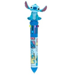 Disney - Stylo à bille 10 couleurs 3D Stitch