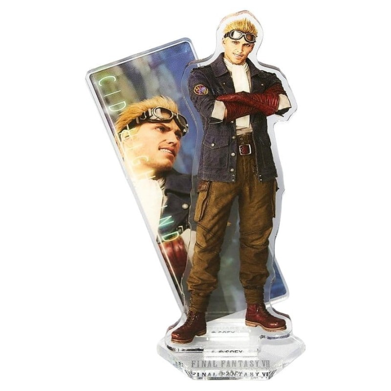 Final Fantasy VII Rebirth - Support Acrylique Cid Highwind 14 cm