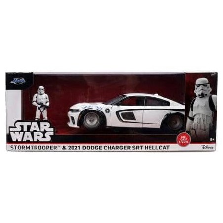 Star Wars - Diecast Model 1:24 Stormtrooper Dodge Charger SRT Hellcat
