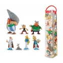 Asterix -  Tubo 7 figurines personnages d' Astérix 4 à 10 cm