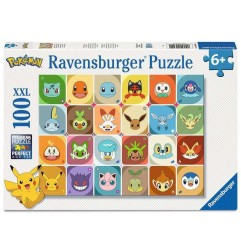 Pokémon - Puzzle pour enfants Visages de Pokémon (100 pièces XXL)