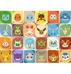 Pokémon - Puzzle pour enfants Visages de Pokémon (100 pièces XXL)