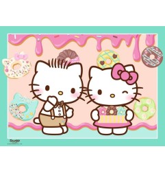 Hello Kitty - Puzzle 4-Pack Let's Go, ! (4x100 Pieces)