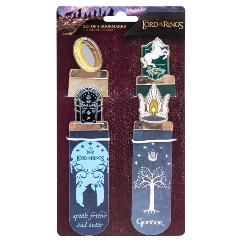 Le Seigneur des Anneaux - Set de 4 Marque-pages Le Seigneur des Anneaux