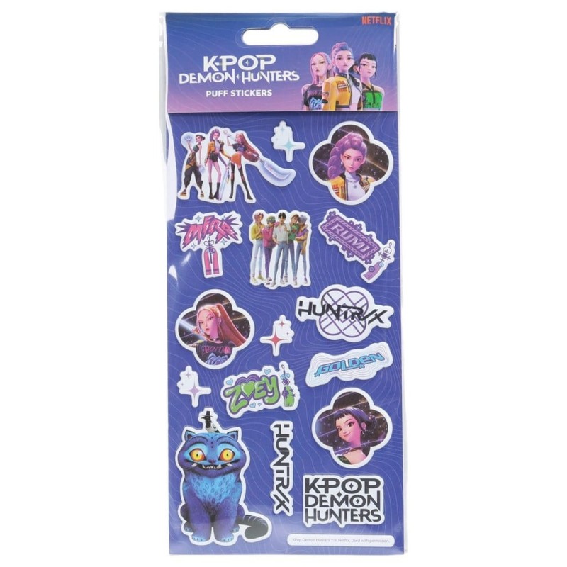 KPop Demon Hunters - Set autocollants Puff