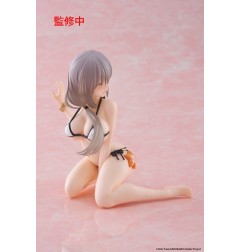 Uzaki-chan Wants to Hang Out! - Statuette Desktop Cute Figure Tsuki Uzaki (Swimwear Ver.) 13 cm