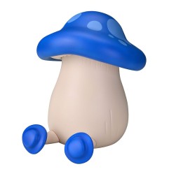 King Amusement - Delicious in Dungeon Soft Vinyl Figure Walking Mushroom Blue 15 cm