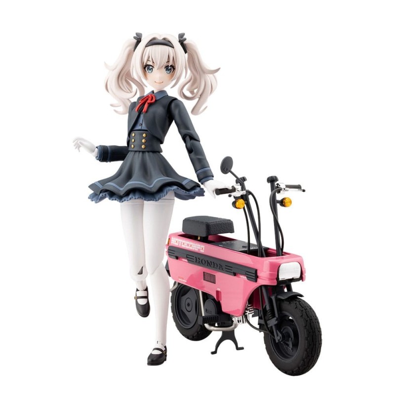 Sousai Shojo Teien - Figurine Plastic Model Kit 1/10 Emma Koishikawa Nocturne with Honda AB12 Motocompo 14 cm