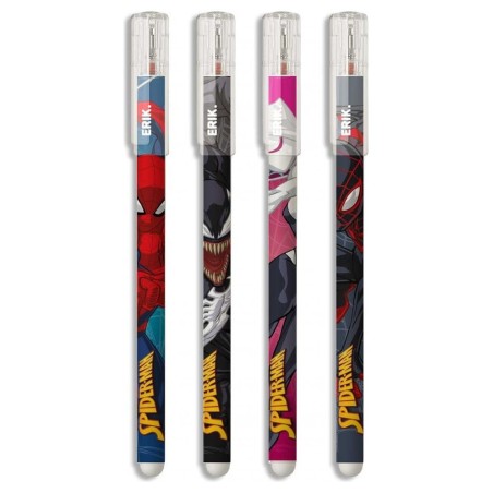 Spider-Man - Set de 4 Stylo effaçable Spider-Man