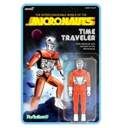 Micronauts - Figurine ReAction+ Time Traveler (Translucent Orange)