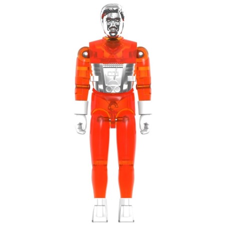 Micronauts - Figurine ReAction+ Time Traveler (Translucent Orange)