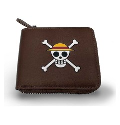 One Piece - Portefeuille Man Zip Skull