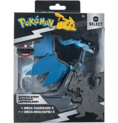 Pokémon - Figurine Select Super-Articulated Mega Charizard X 15 cm