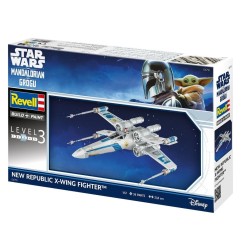 Star Wars The Mandalorian and Grogu - Maquette Revell 1/57 New Republic X-Wing Fighter 22 cm