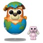 Bluey - Figurine POP! & Buddy C'est l'heure de dormir avec Floppy Lapin 9 cm